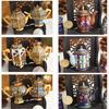 Vintage Cloisonné kleiner Topf Seltenes Antikes Kupfer Emaille Kunstwerk Heimdekoration