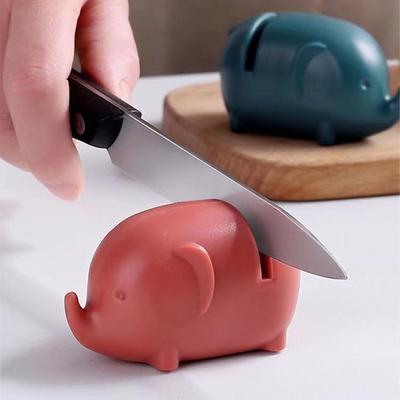Elephant-shaped Cutter Sharpener Anti-rust White Corundum Comfortable Hold Cutter Sharpening Stone Grindstone Tool