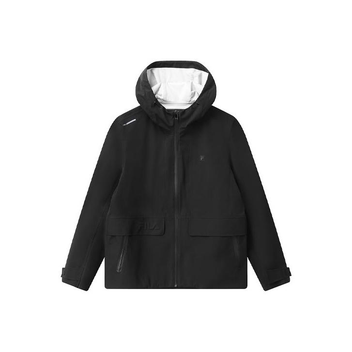 FILA Casual Woven Hooded Jacket Men Jacket Black F11M112716F-BK S