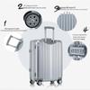 Batiannu Aluminum Frame Travel Luggage