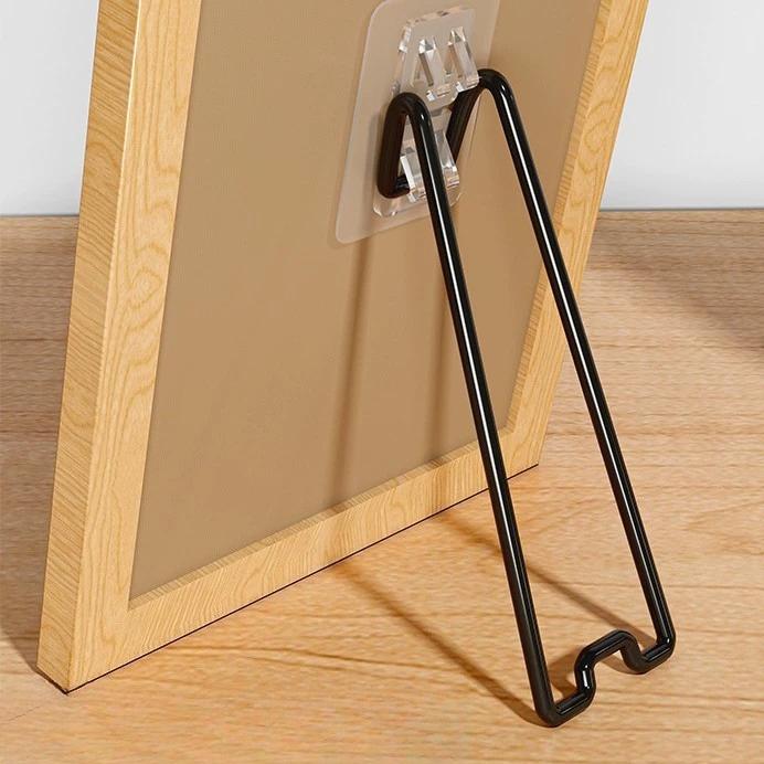 1-10Pcs Metal Adjustable Picture Bracket Office Po Frame Back Support Holders Po Display Stands Home Bedroom Desktop Craft