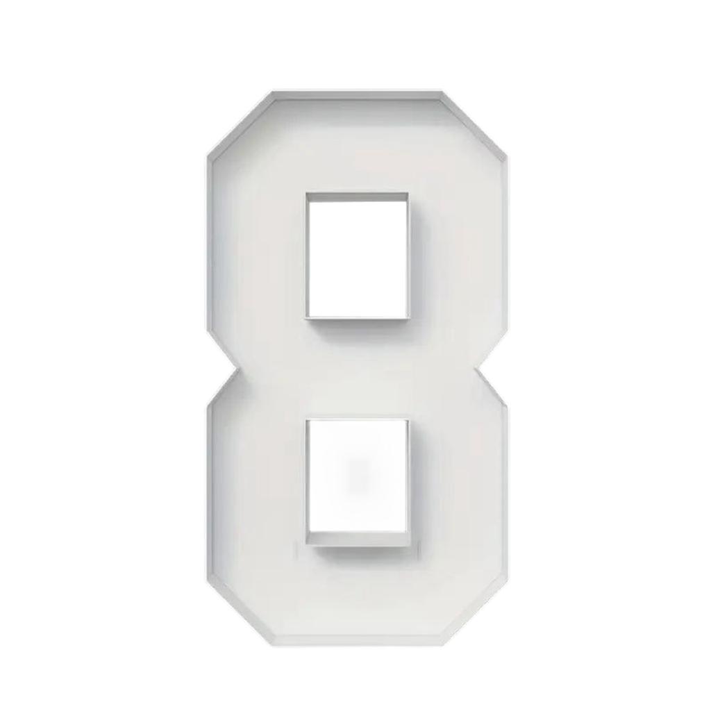 2.3FT Numbers For Balloons, Balloons Number Frame, Birthday Decorations, Anniversary Decor, Large Cardboard Numbers
