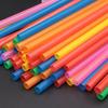 100pcs 210x11mm Bubble Tea Plastic Drinking Tubes Straws Plastic Cocktail Big Straw Milkshake Straws Plastic