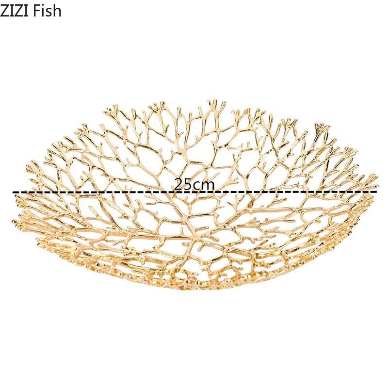 

Легкая роскошная металлическая тарелка для фруктов в гостиную, декор рабочего стола, украшения для фруктовой тарелки, европейская домашняя кухня, корзина для фруктов и овощей
