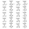 12PCS Professional Water Pipe Couplings Building Furniture Greenhouse Shed Pipe for Home Plumbing and Irrigation Systems