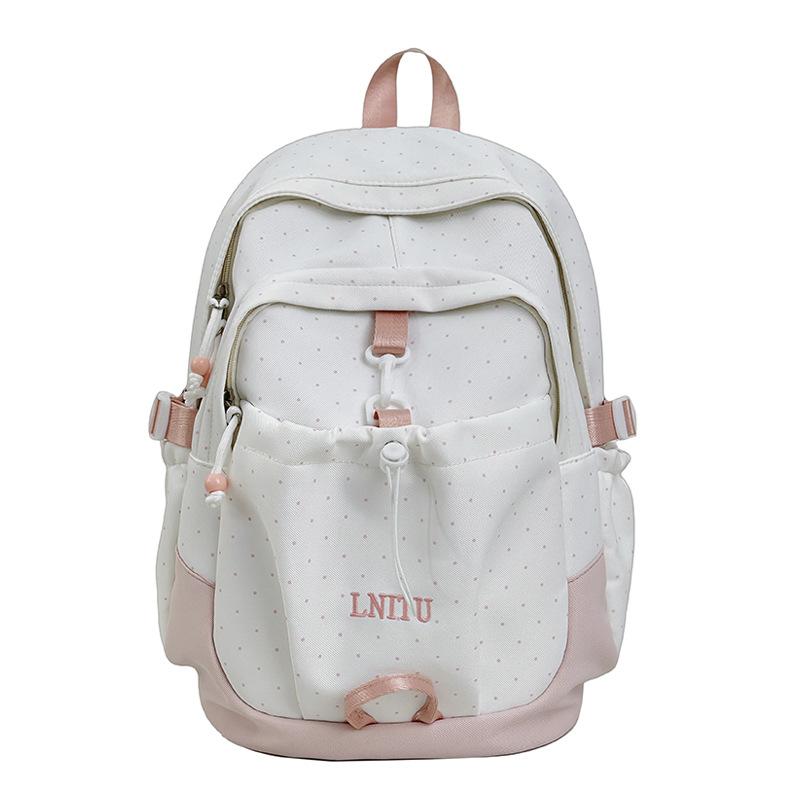 Schoolbag1011 Summer New High-value Lightweight Backpack Women's Large-capacity Junior and High School Student Schoolbag Travel Backpack