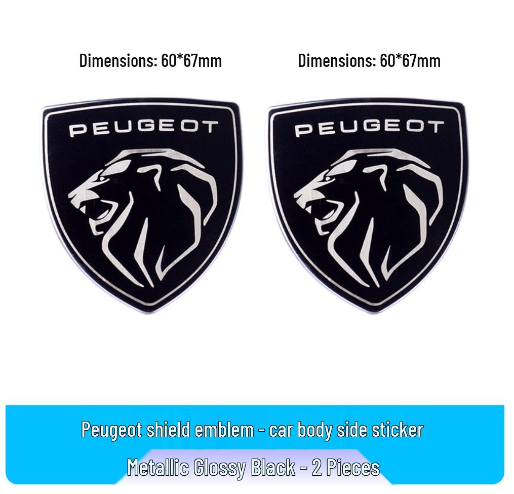 Decorative Wheel Caps & Stickers for Peugeot Models: 4008, 5008, 3008, 308, 408, 508L.
