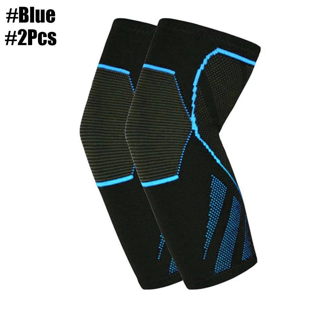 1Pair Sport Elbow Brace Compression Sleeves Elastic Arm Support Protector Men Women Weightlifting Arthritis Volleyball Tennis