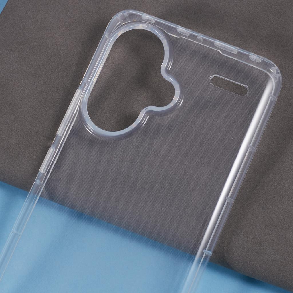 Für Xiaomi Redmi Note 13 Pro+ 5G Klare Hülle Sturzsichere TPU Handyhülle (Großes hinteres Linsenloch)