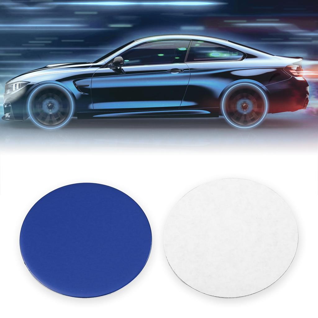 ACROPIX 50mm Car Universal Wheel Center Hub Cap Emblem Badge Decal Sticker Gloss Blue 4pcs