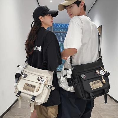 Damen Umhängetasche mit großem Fassungsvermögen, Herrentasche, Umhängetasche, Studentenklassen, Büchertasche