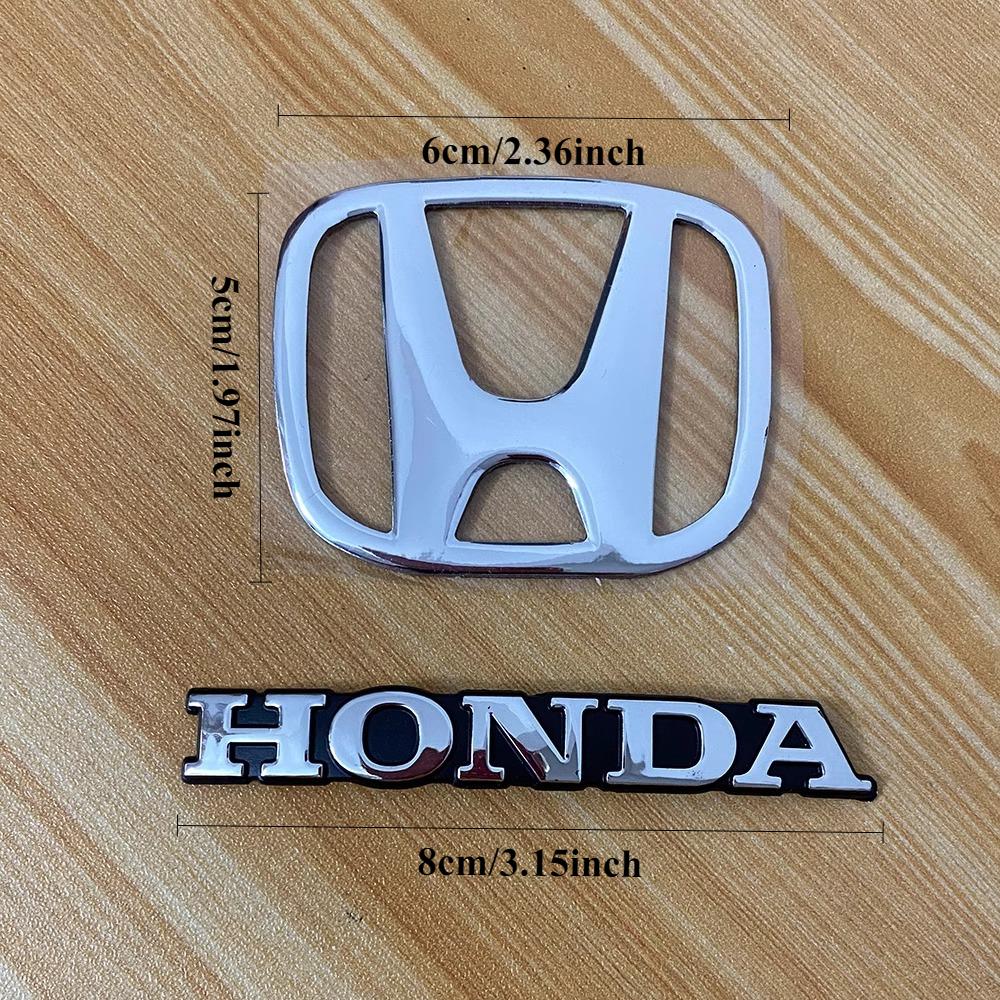 Honda Motorcycle Head Front Windshield Motorcycle Decoration H Letter Logo Electric Vehicle Modification Label Sticker