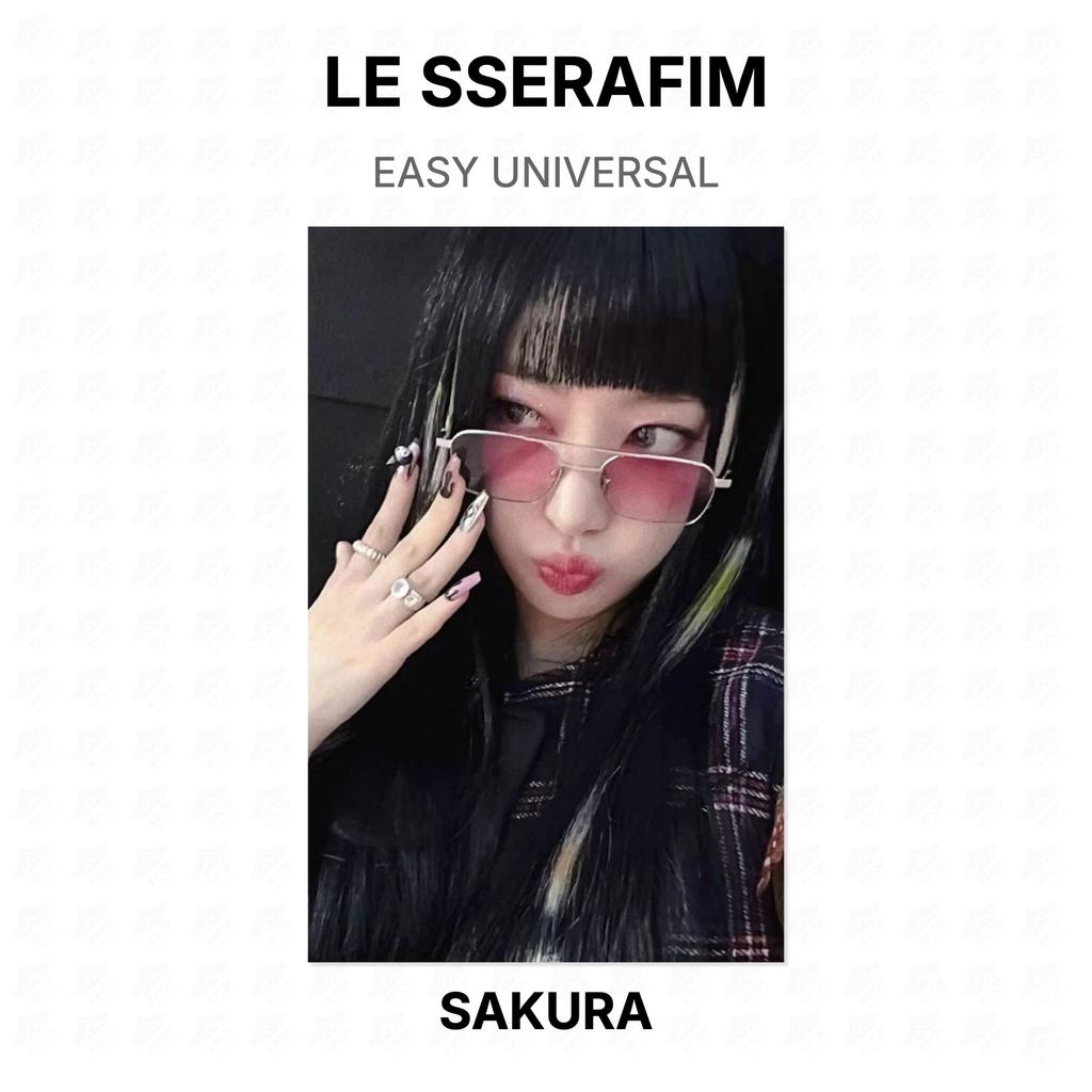 LE SSERAFIM EASY UNIVERSAL Official Photocard