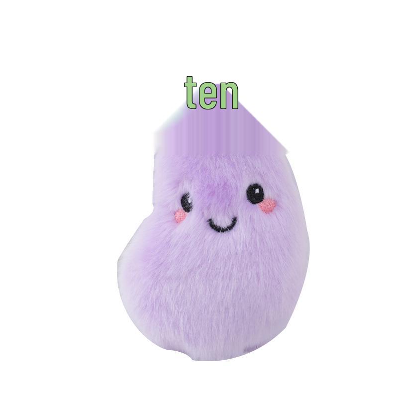 Avocado Plush Pendant Keychain - Cute Hanging Ornament Doll for Bags