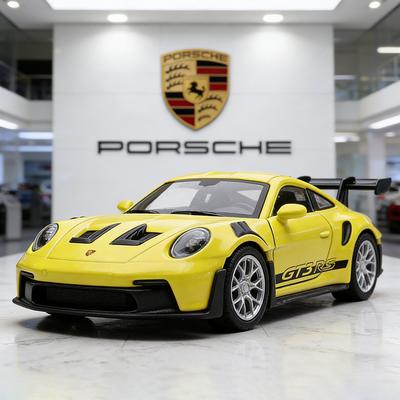 WELLY 1:36 Porsche 911 GT3 RS Alloy Car Diecasts & Toy Vehicles Car Model Miniature Scale Model Car Toy For Children