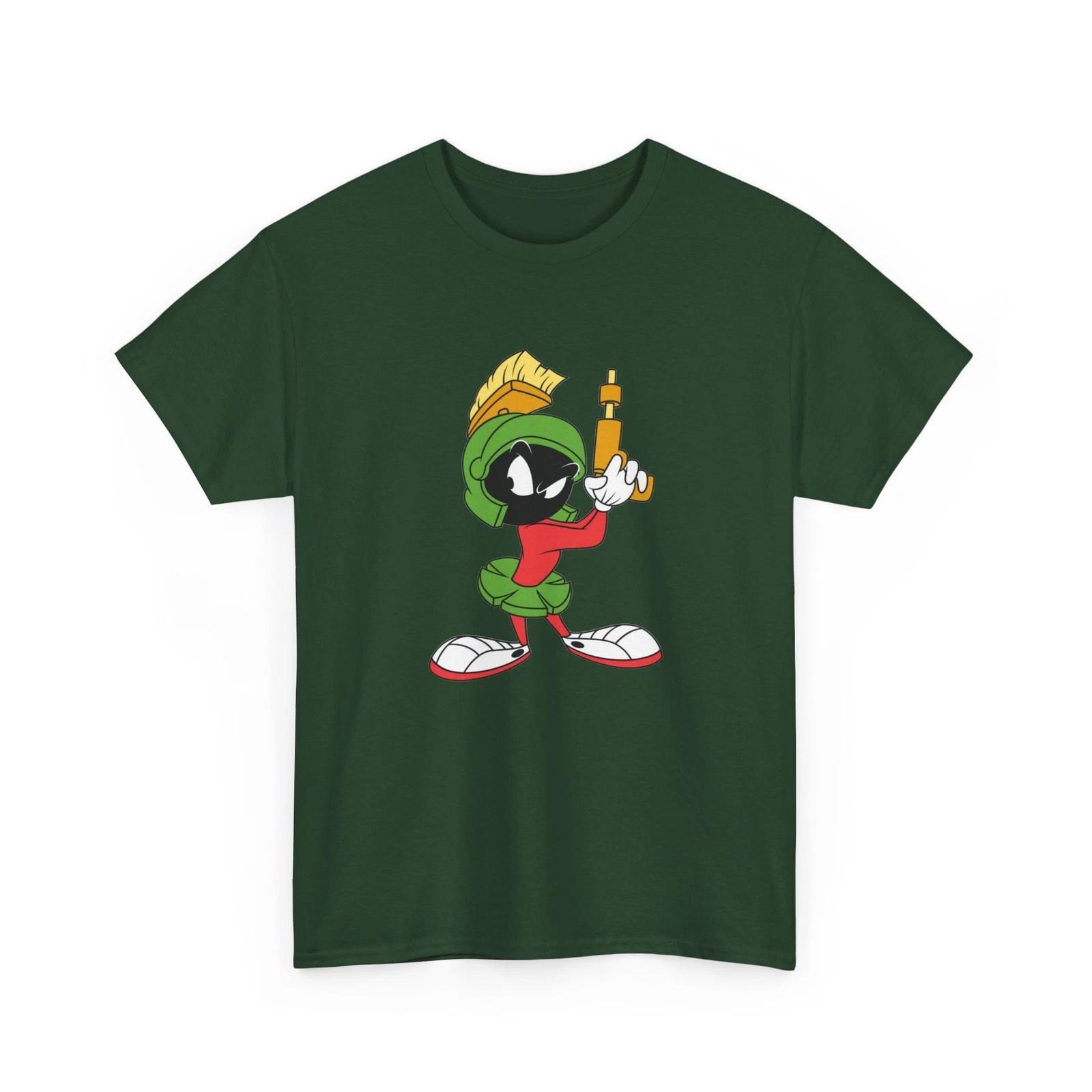 

Looney Tunes Marvin The Martian Printed T shirt Classic Cartoon Collectible Item S