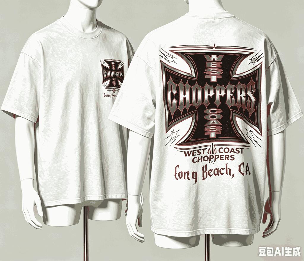 West Coast Choppers per Regalo Fan T-shirt Uomo Donna Harajuku Oversize Unisex Manica Corta Streetwear alta qualità Coppie Classico morbido Retro Moda