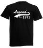 Legend Since 1975 Men's T-Shirt 50th Birthday Gift for Him Dad Husband Funny Tee