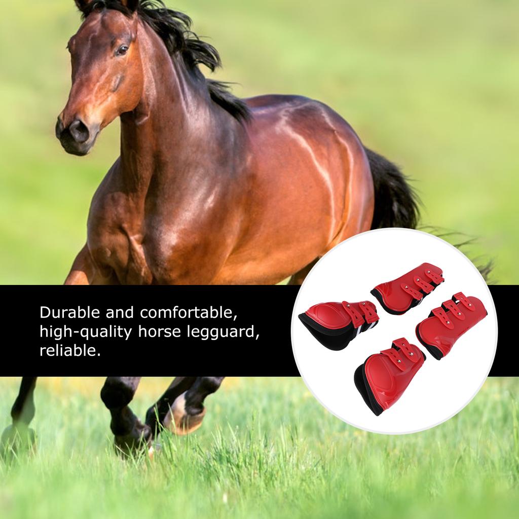 1Set PU Horse Legguard Obstacle Leg or Thickened Leggings with Soft Lining