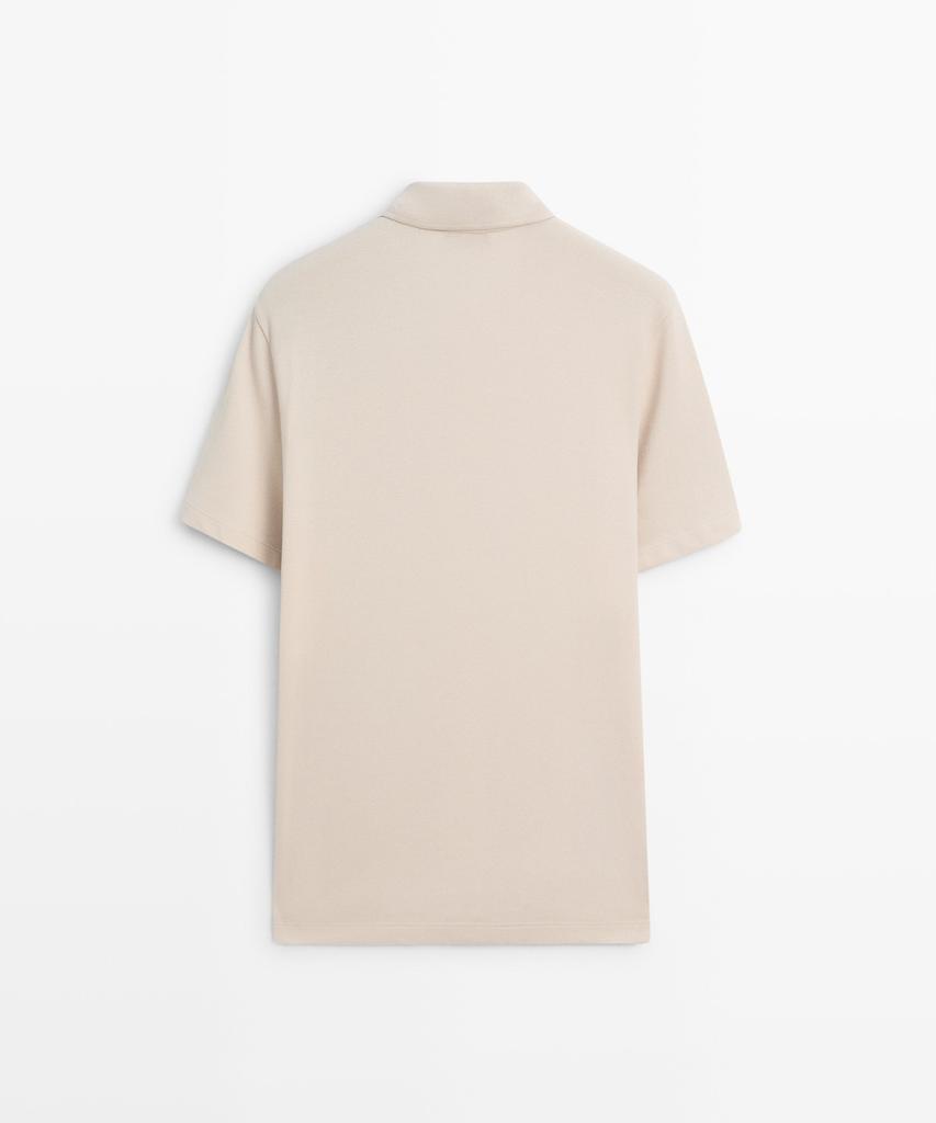 Masimodutti 100% Cotton Pique Polo Shirt
