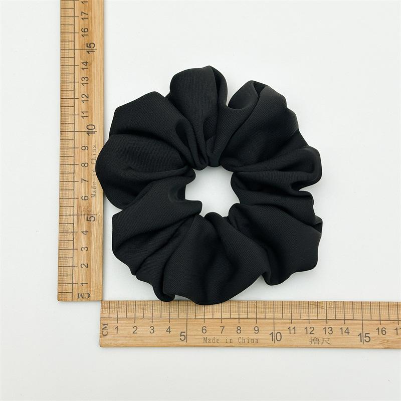 Sweet and Simple Texture Fabric Satin Large Braided Hairband, Large Size, High-end Style Hair Accessory Hair String, New Design
