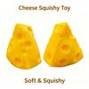 Käse Stressball Squishy Fidget Spielzeug Simulation Käse Quetschspielzeug Weich Niedlich Kneifen Käse Langsamer Rückprall für Erwachsene Spielzeug