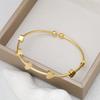 European and American Love Open Bracelet Fashionable Simple Light Luxurious Versatile Bracelet