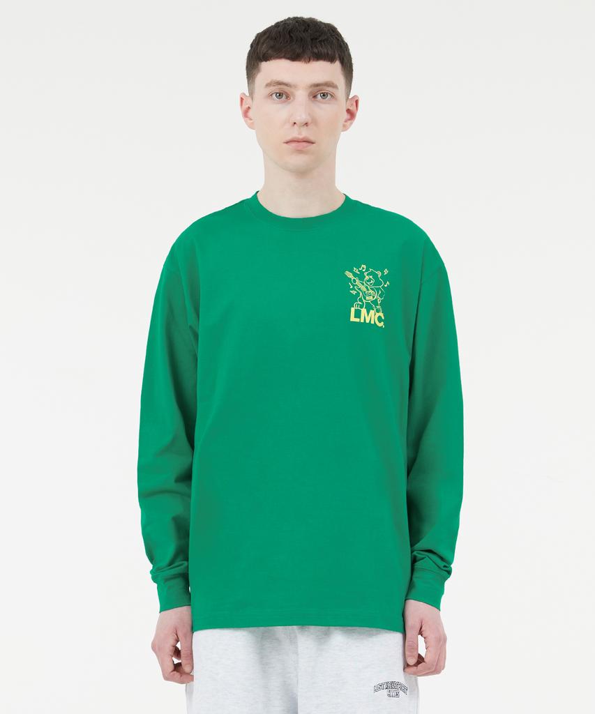 LMC Punk Bear Long Slv Tee Green