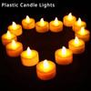 Battery Powered Led Candles Fireless Candle Christmas Hours Home Decorative Candles Tea Light Halloween Candlestick Warmer Lamp