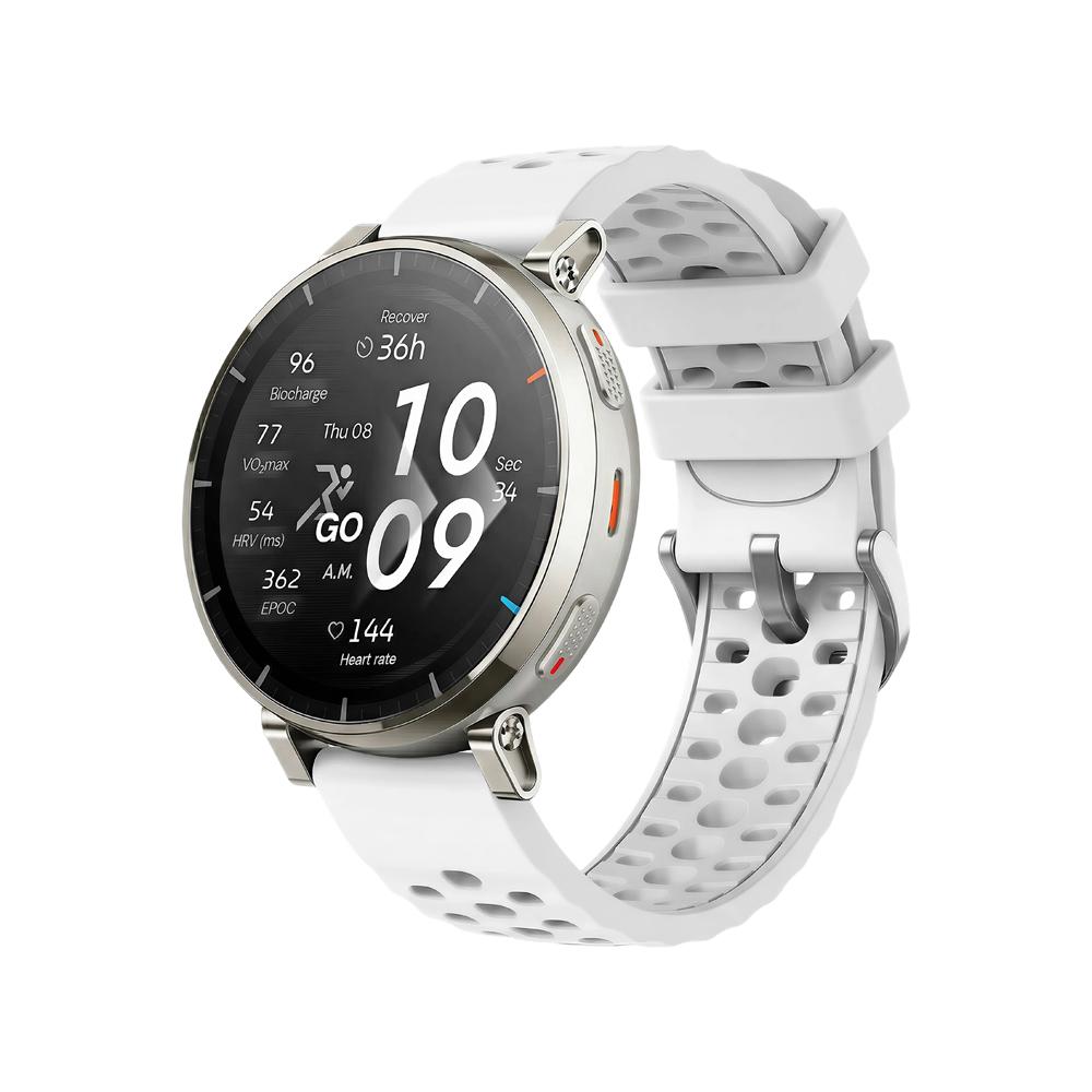 20mm Official Style Silicone Watch Strap for Amazfit Active 3 Premium Sports Breathable Watch Strap  for Amazfit Active 3 Premium