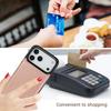 Double Buckle with Card Holder Solid Color PU Leather Cover for IPhone 17 Air 16E 16 Pro Max 15 14 Plus 13 12 11 8 7 6 Case