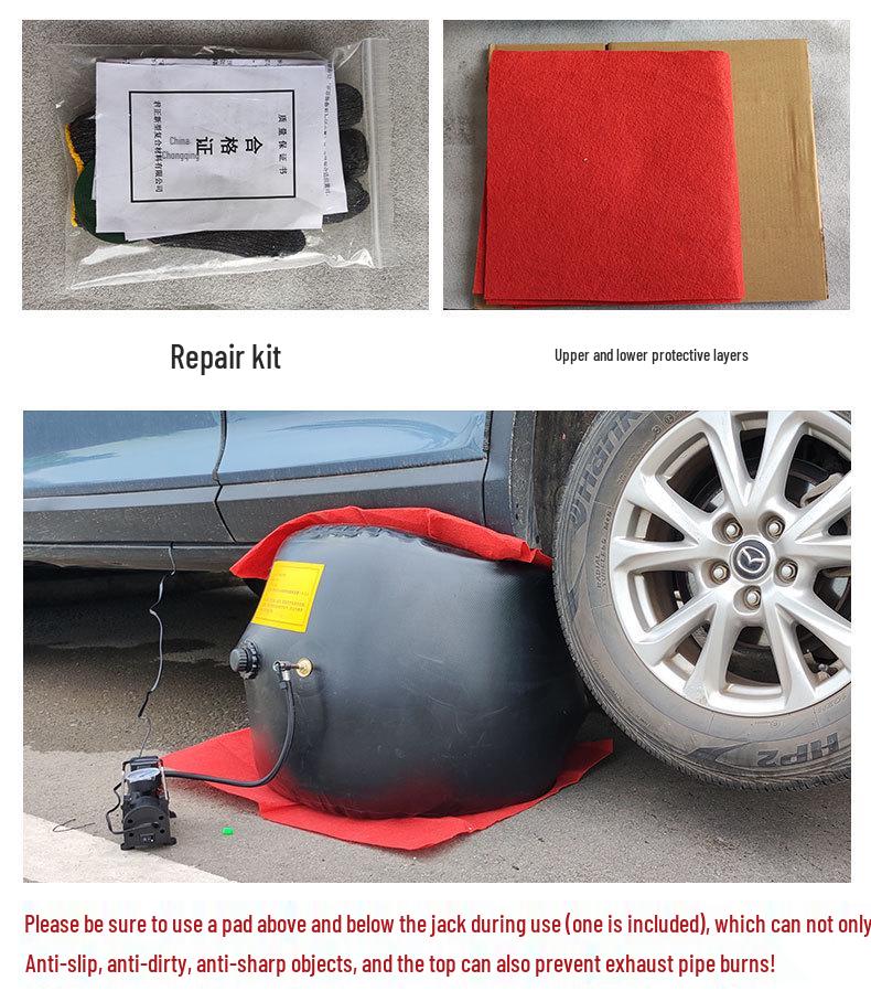 Inflatable Off-Road Airbag Jack - 3T/4T/5T Capacity for Auto Rescue and Repair