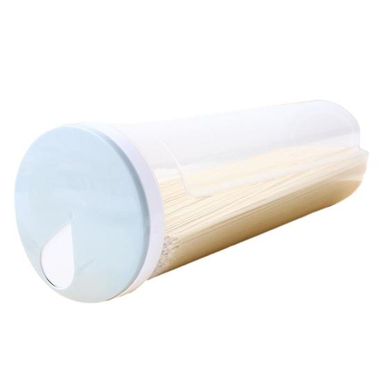 Large Capacity Noodle Box Clear Visual Rotatable Lid Food Grade Multi-functional Grain Macaroni Food Storage Container Jar Kitchen Supplies