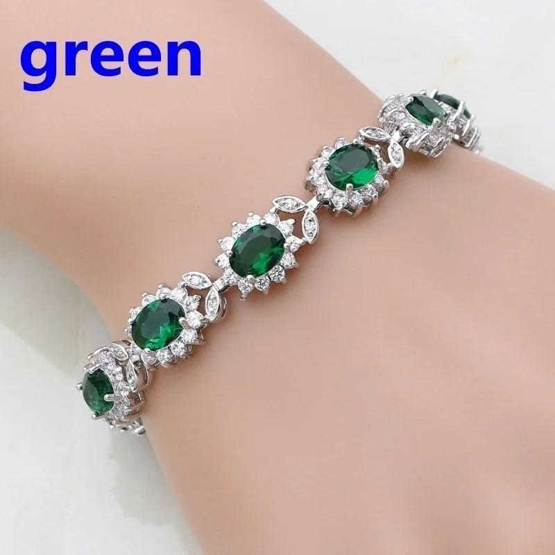 Fashion Crystal Gem Bracelet Temperament Elegant Charm Bracelet Jewelry Gift for Women
