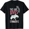 This Girl Love Sting Rays Ocean Sea Sting Rays T-Shirt