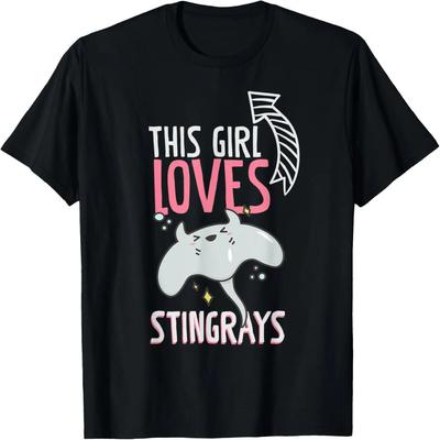 This Girl Love Sting Rays Ocean Sea Sting Rays T-Shirt