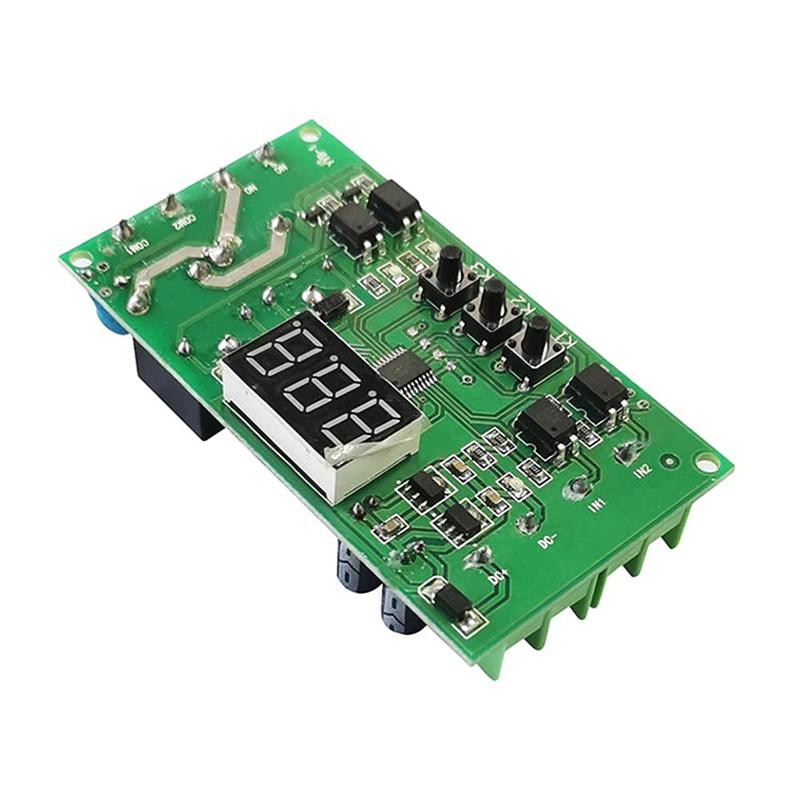 A78E-12V DC Motor Driver Board With Forward/Reverse Control, Low-Level Trigger, Programmable Delay And Timing Relay Module