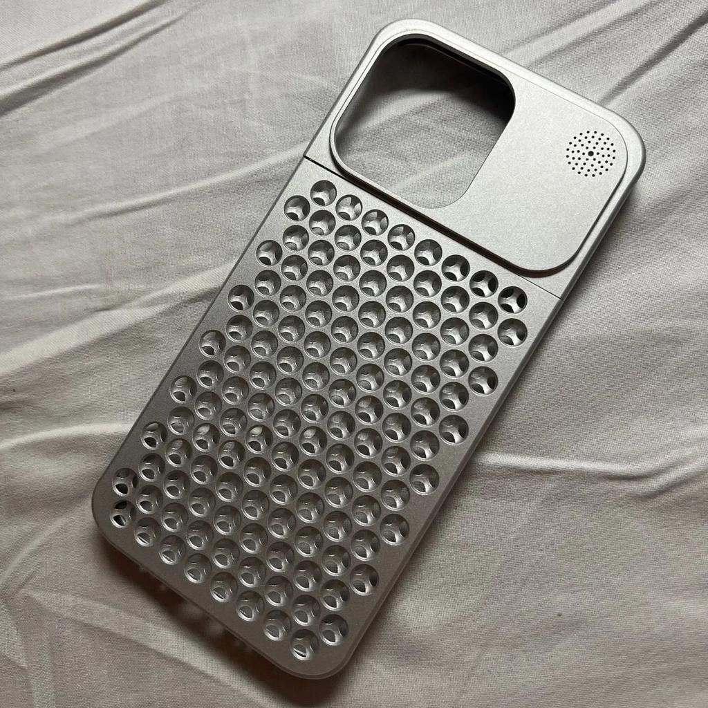 Exquisite Aromatherapy 16 Pro Max Case for IPhone 15 14 Plus 13 12 Pro Max Aluminum Metal Frameless Anti-scratch Luxury Cover