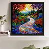New Arrival 5D DIY Full Circle Diamond Painting "Comic Trail" Embroidery Cross Stitch Home Decor Gift
