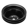 Crankshaft Pulley Double Groove Long Water Pump Pulley Replacement for Chevy Small Block SBC 262 350 400 Engine
