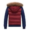 Large Fur Collar Down Jacket Winter Men's Cotton Padded Jacket Thick Warm Coat Slim Casual Men's Jacket
