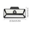 Solar Lights For Outside IP44 Waterproof Sensing Lamp 208 LED Solar Powered Light With 3 Color Modes For House Parking Lot