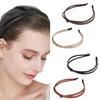 Elegant PU Leather Headband for Casual Wear Women Hairhoop Fashion Headpieces Accessories Knotted Headband Hair Decors