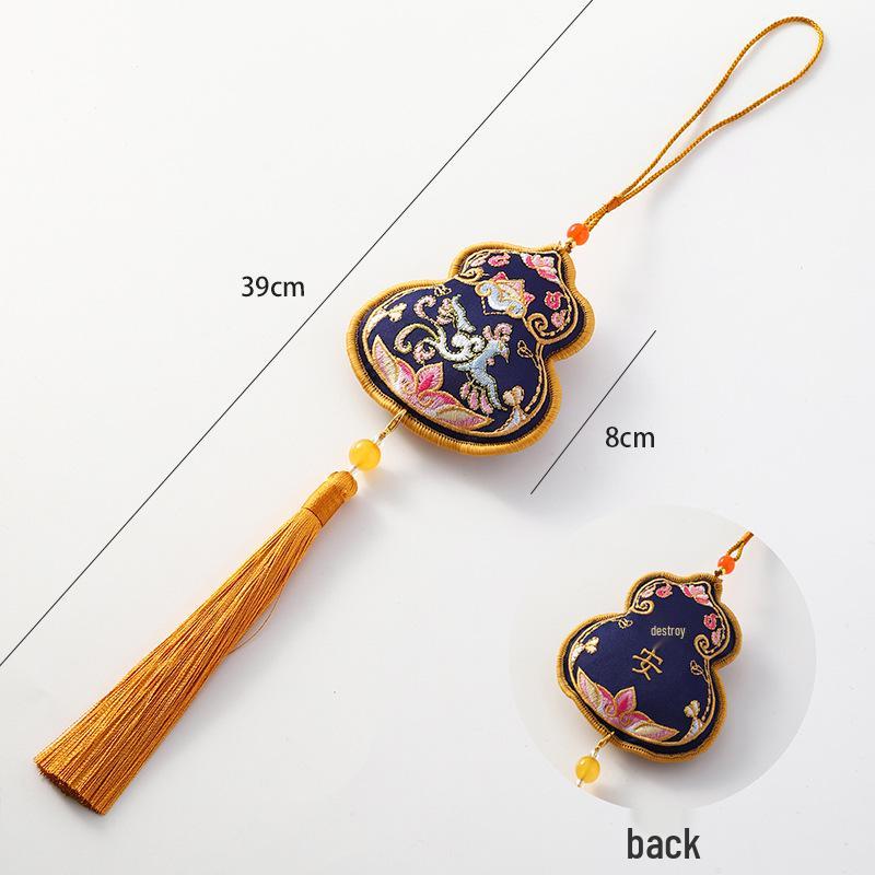 2026 Chinese New Year Metal Bell Pendant Wind Chime - Peace Blessing Ornament