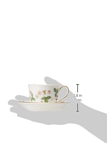 [Officially Imported] Wedgwood Wild Strawberry Cup & Saucer (Delphi) Wedding Gift 1053375