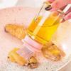 2 PCS 150ml Glass Oil Bottle with Silicone Brush, Pastry Brushes, Barbecue Brush, Oil Bottle Brush for Kitchen, Pastry, Barbecue