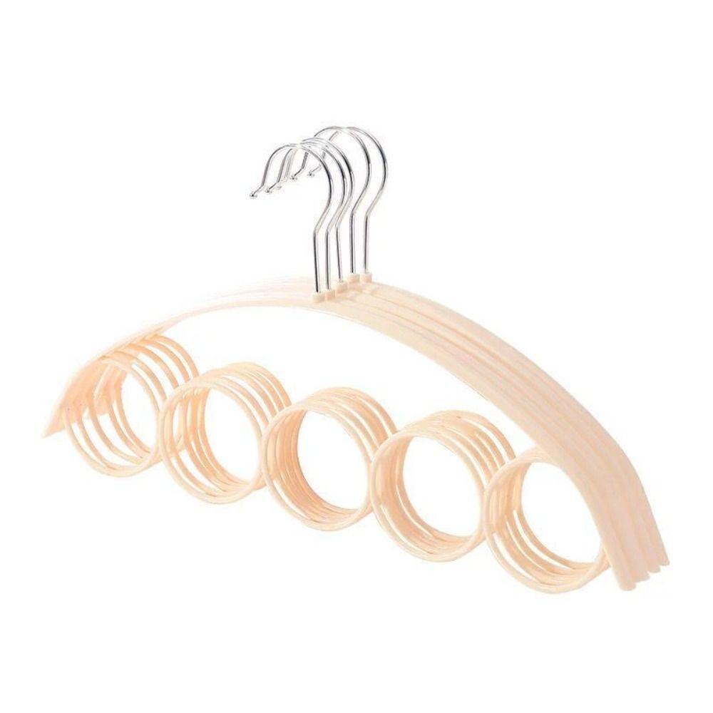Rack Belt Rack Hanger Shawl Ties Hanger Organizer Holder Hook Ring Rope Slots Holder Storage Hanger