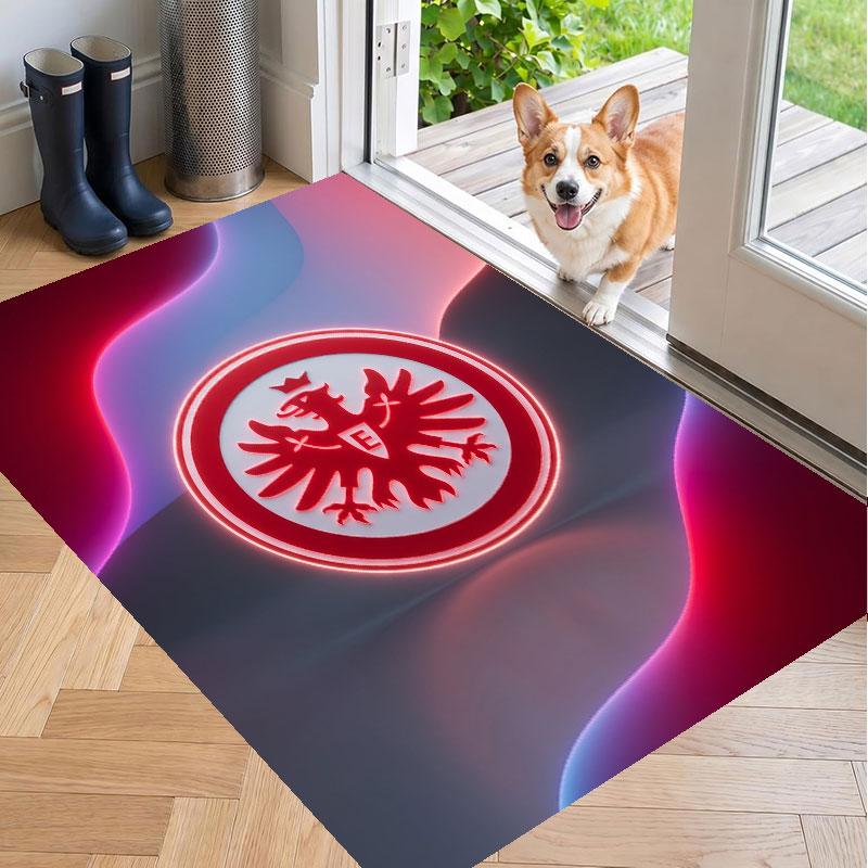 Weicher Boden Teppich Eintracht Frankfurt Fußball Muster Teppich Teppichboden Dekorationsmatte Für Haus Zimmer Dekoration