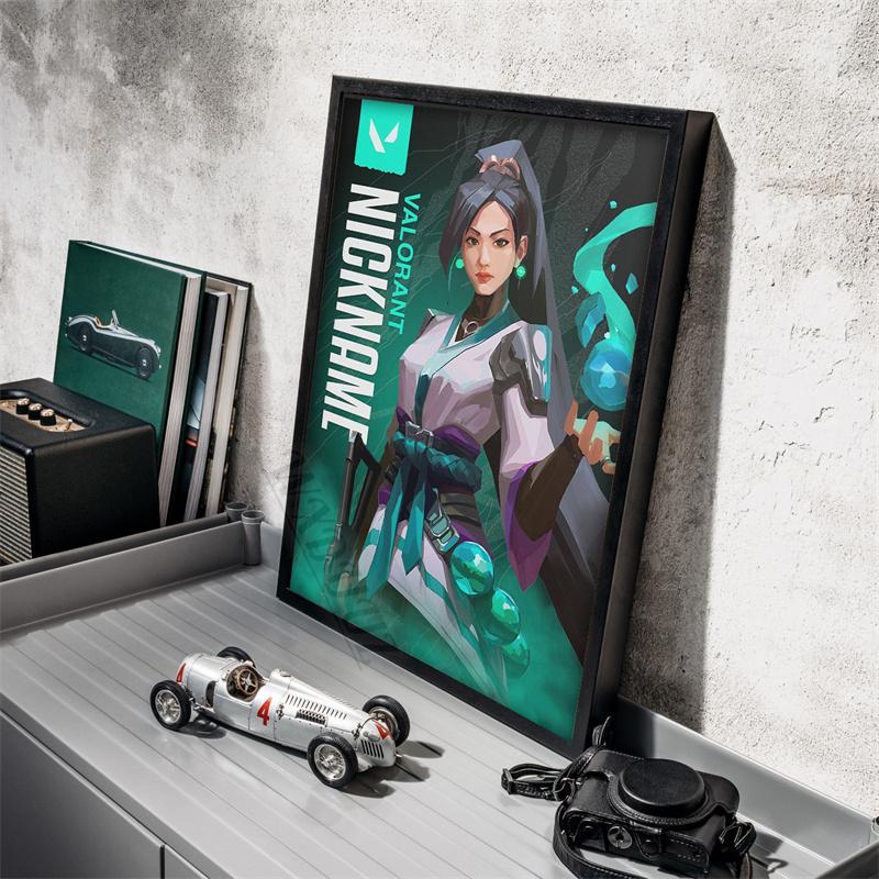 Game Valorant Character Nicknname Picture For Room Living Wall Art Home Decor Canvas Painting Print Poster Game Enthusiasts Gift