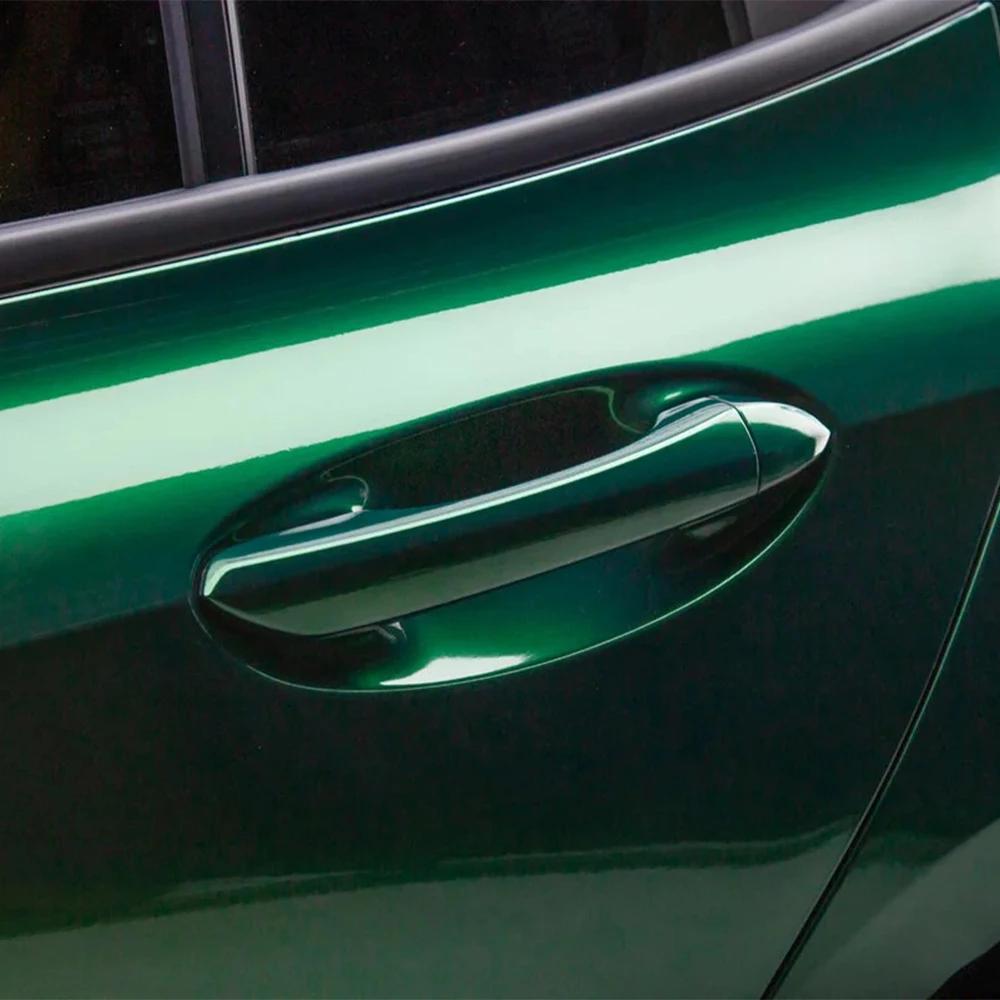 Car Agate Green Metallic Sticker Self Adhesive Waterproof Vinyl Wrap Film Body Color Change Film for Motorcycle Car Accessories
